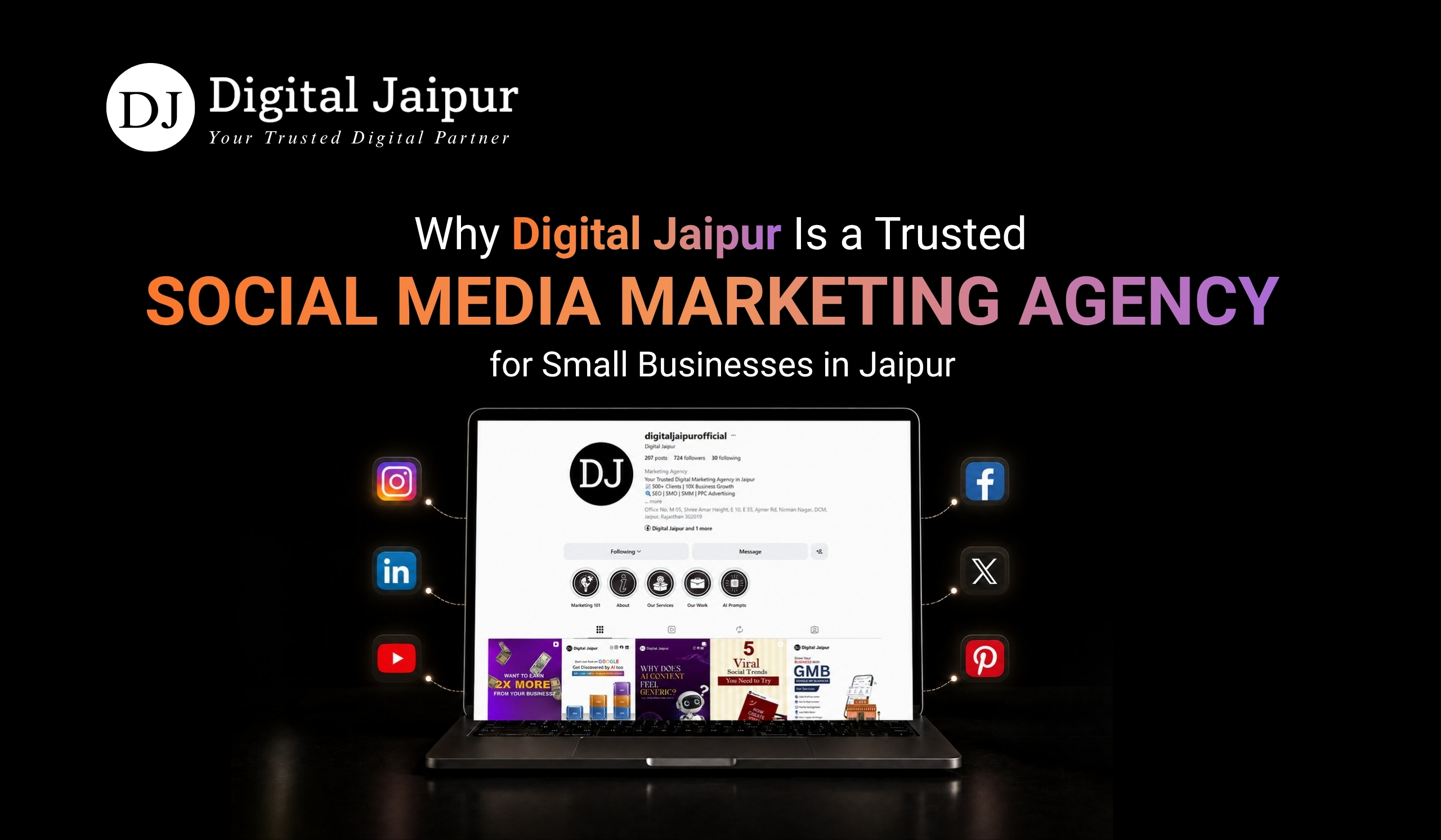Why Digital Jaipur Is a Trusted Social Media Marketing Agency for Small Businesses in Jaipur